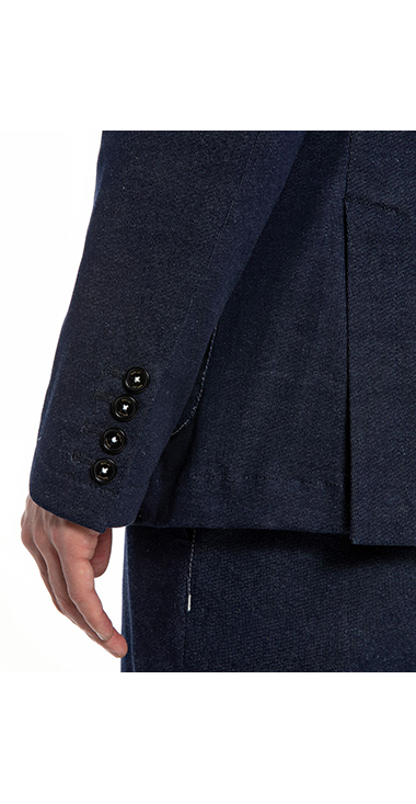 Sartoriale スーパーストレッチインディゴデニムテーラードJK 詳細画像